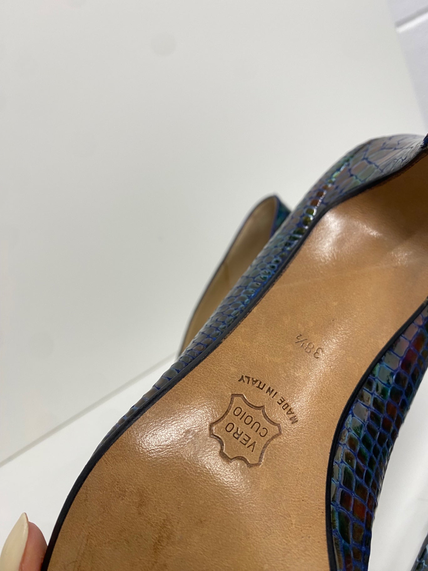 Stunning Renata made in italy Bag & heels UK 5.5 Multicolor snakeprint leather CW566
