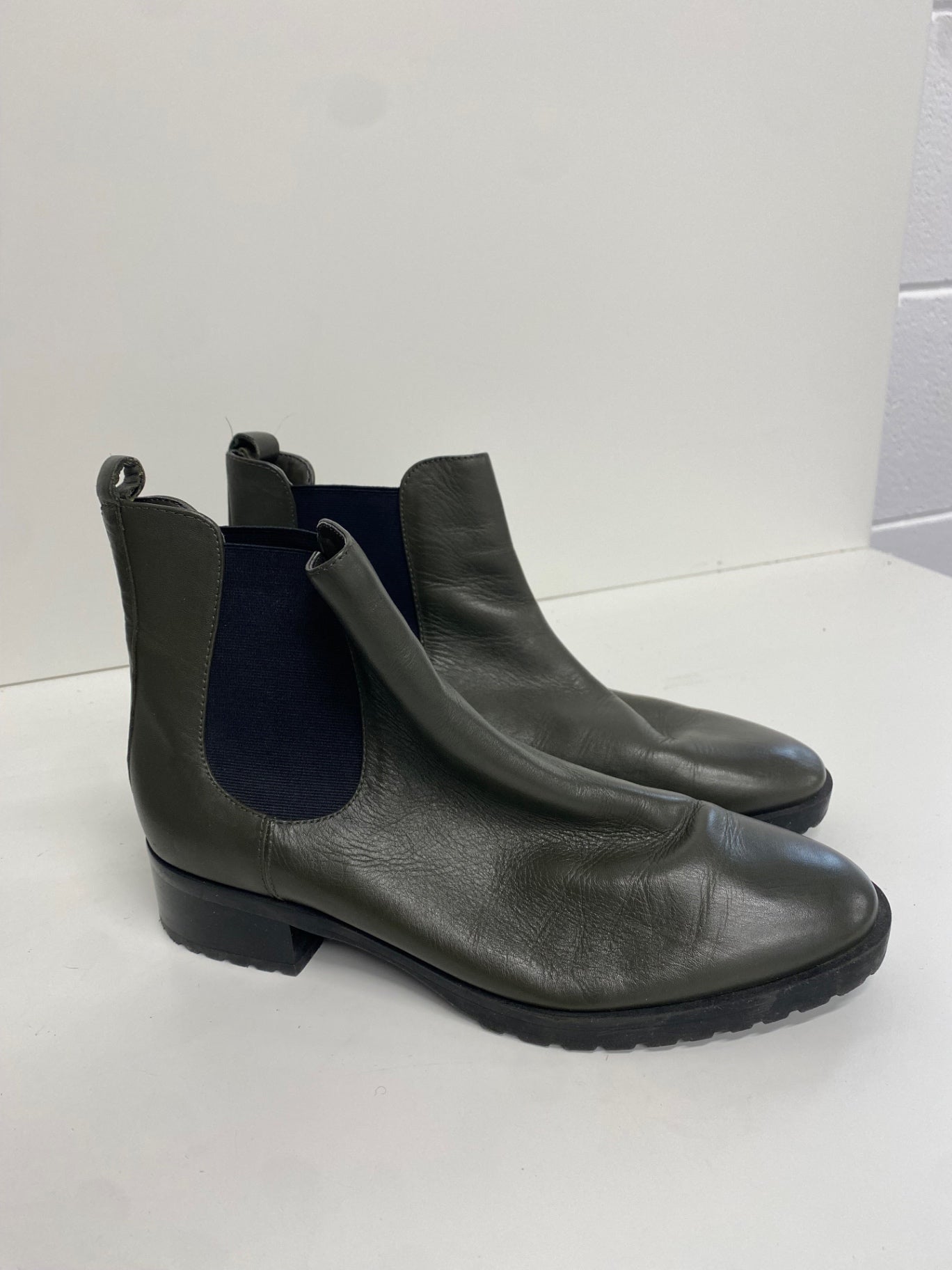 Stunning Autograph Ankle Boots UK 5 Khaki leather CW566