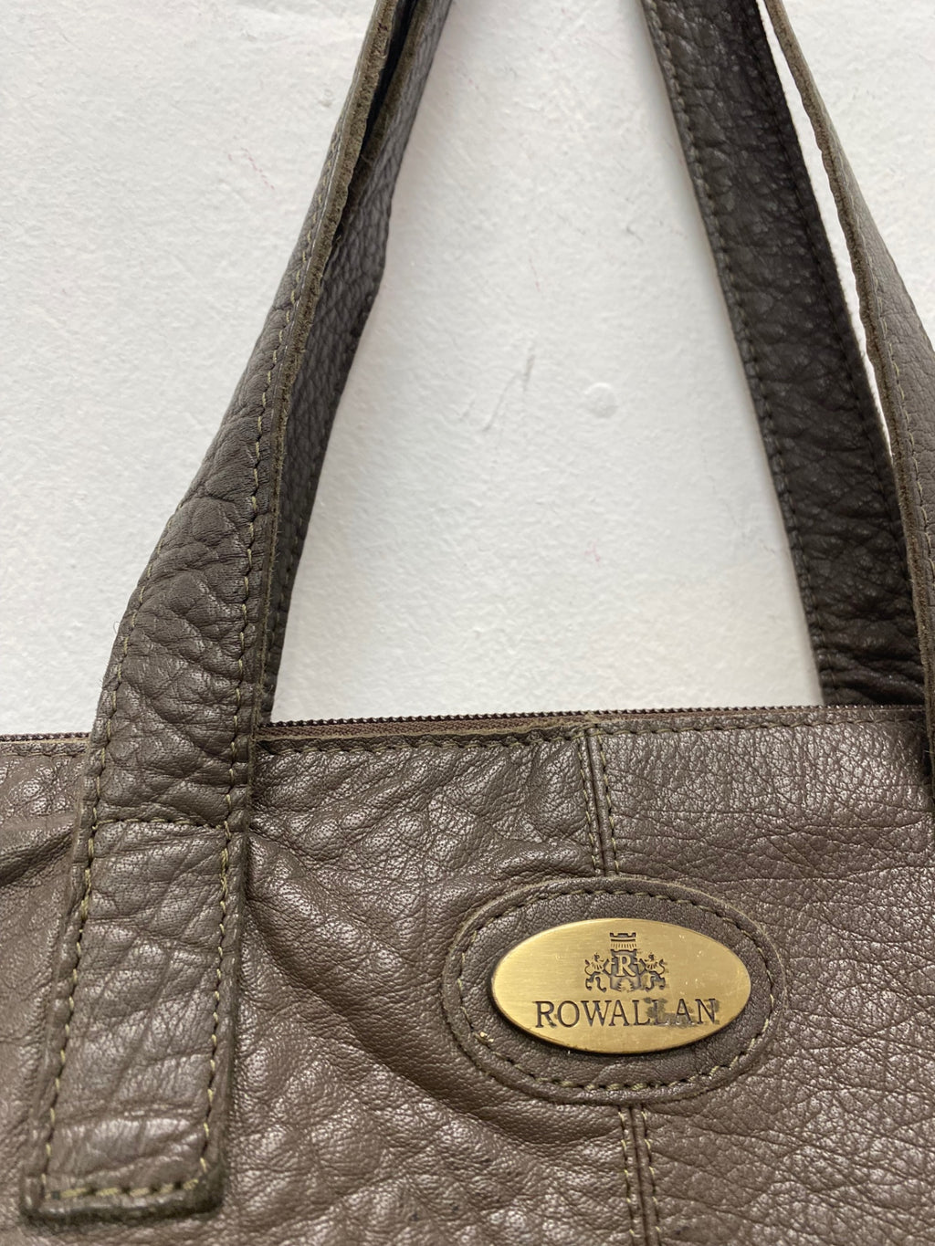 Stunning Rowallan leather Tote Bag One size Brown CW566