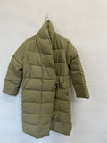 Stunning Paloma-Wool Puffer feather filled Jacket UK 10 Olive green SJ567