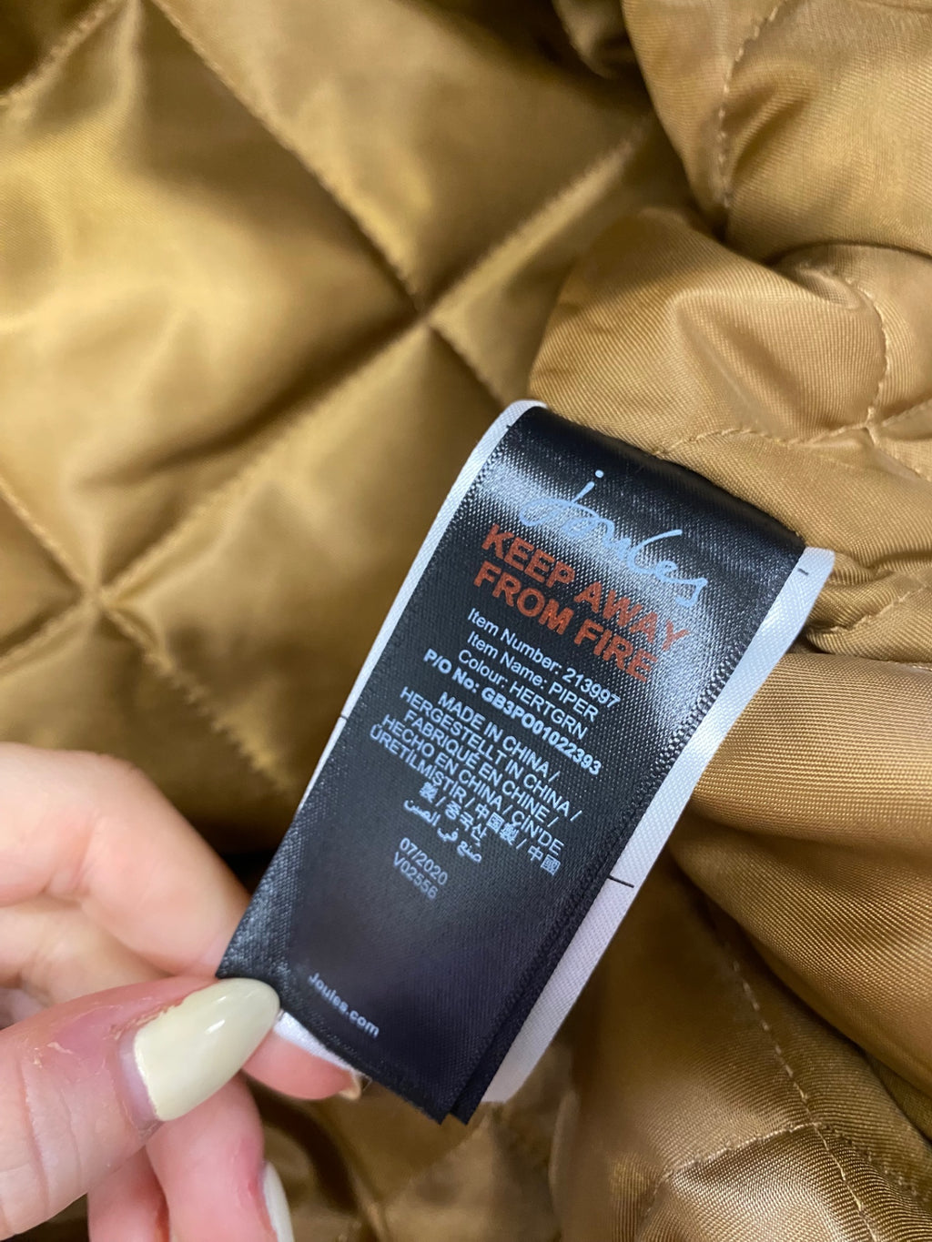 Stunning Joules piper fur hem Parka Jacket UK 8 Khaki SJ567