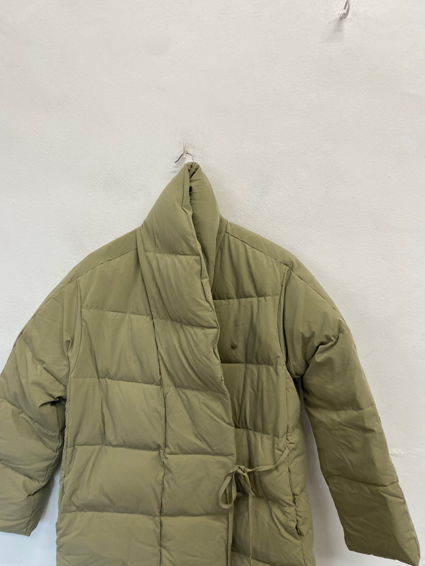 Stunning Paloma-Wool Puffer feather filled Jacket UK 10 Olive green SJ567