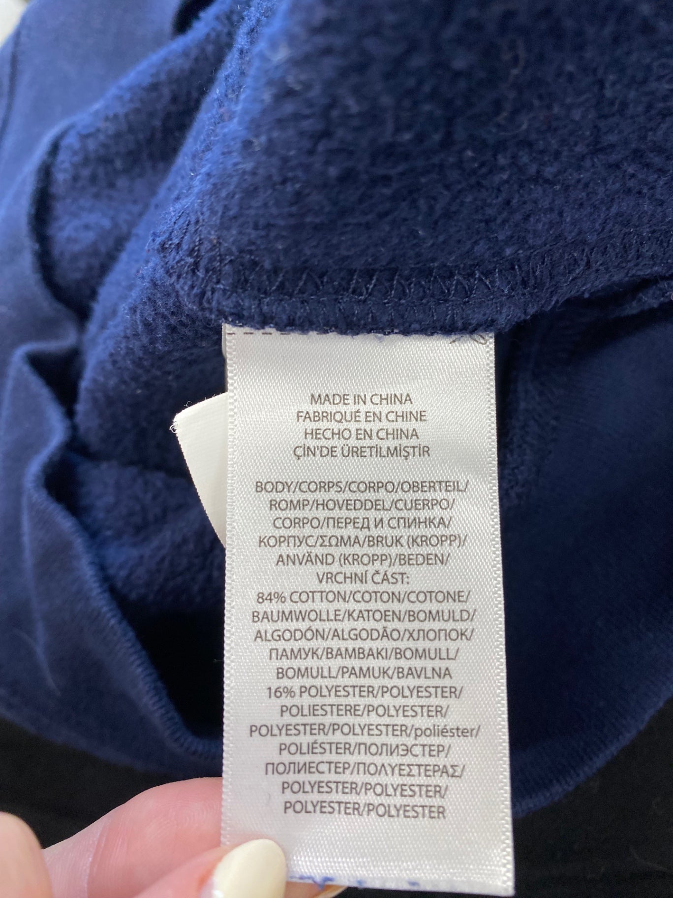 Fabulous Polo Ralph Lauren Hoodie Age 7 Navy SJ567