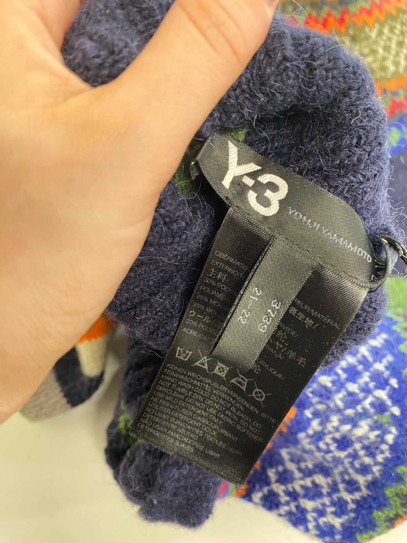 Fabulous Yohji Yamamoto x adidas Socks wool Uk 6 multicolor SJ567