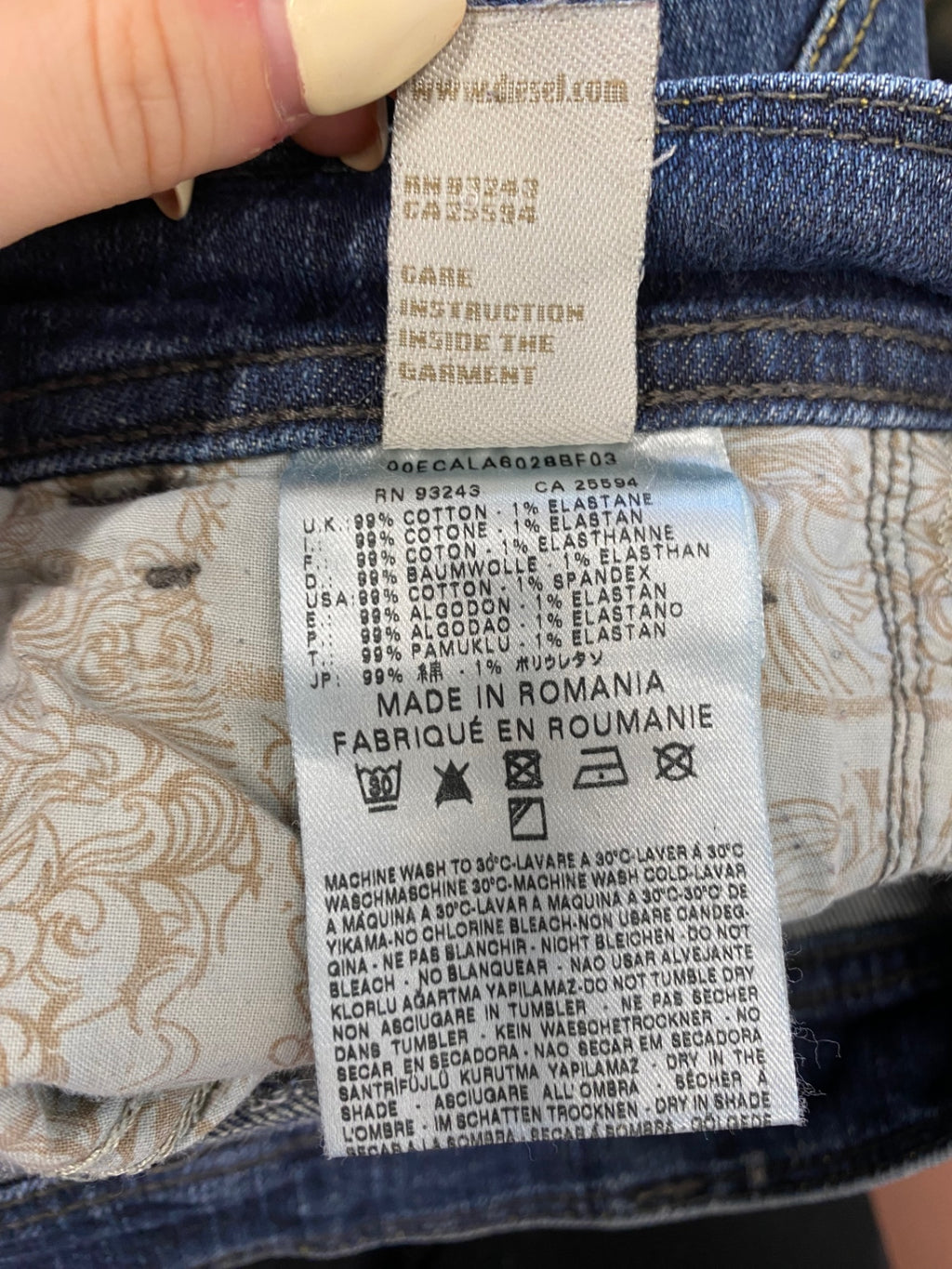 Stunning Diesel y2k soozy low waist jeans SJ567
