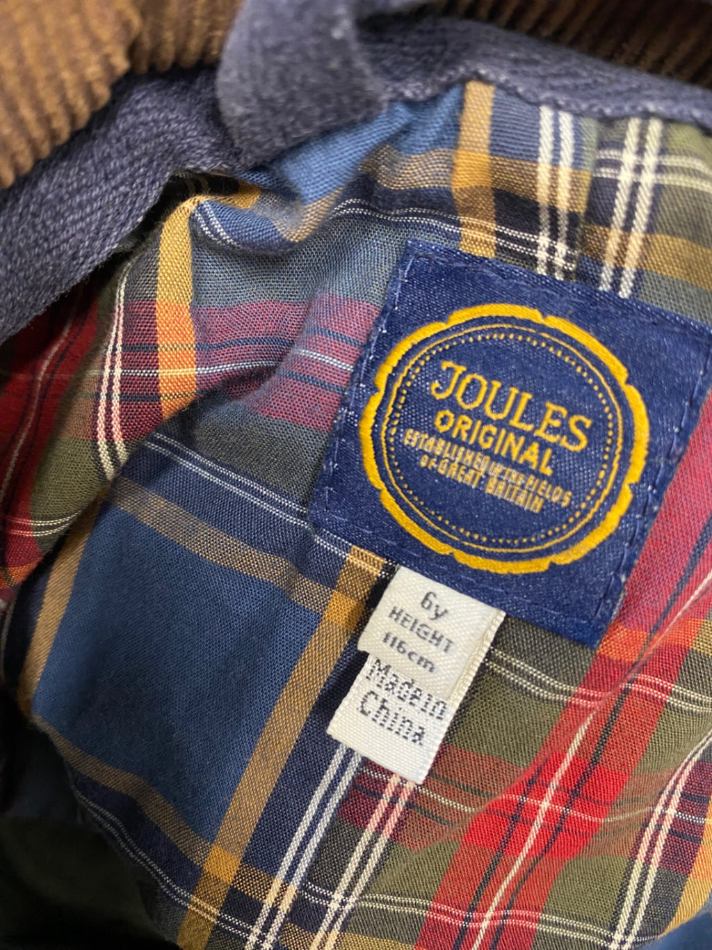 Stunning kids Joules Milford Quilted jacket 6yrs Khaki SJ567