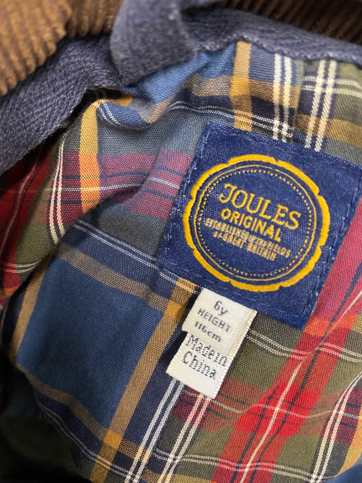 Stunning kids Joules Milford Quilted jacket 6yrs Khaki SJ567