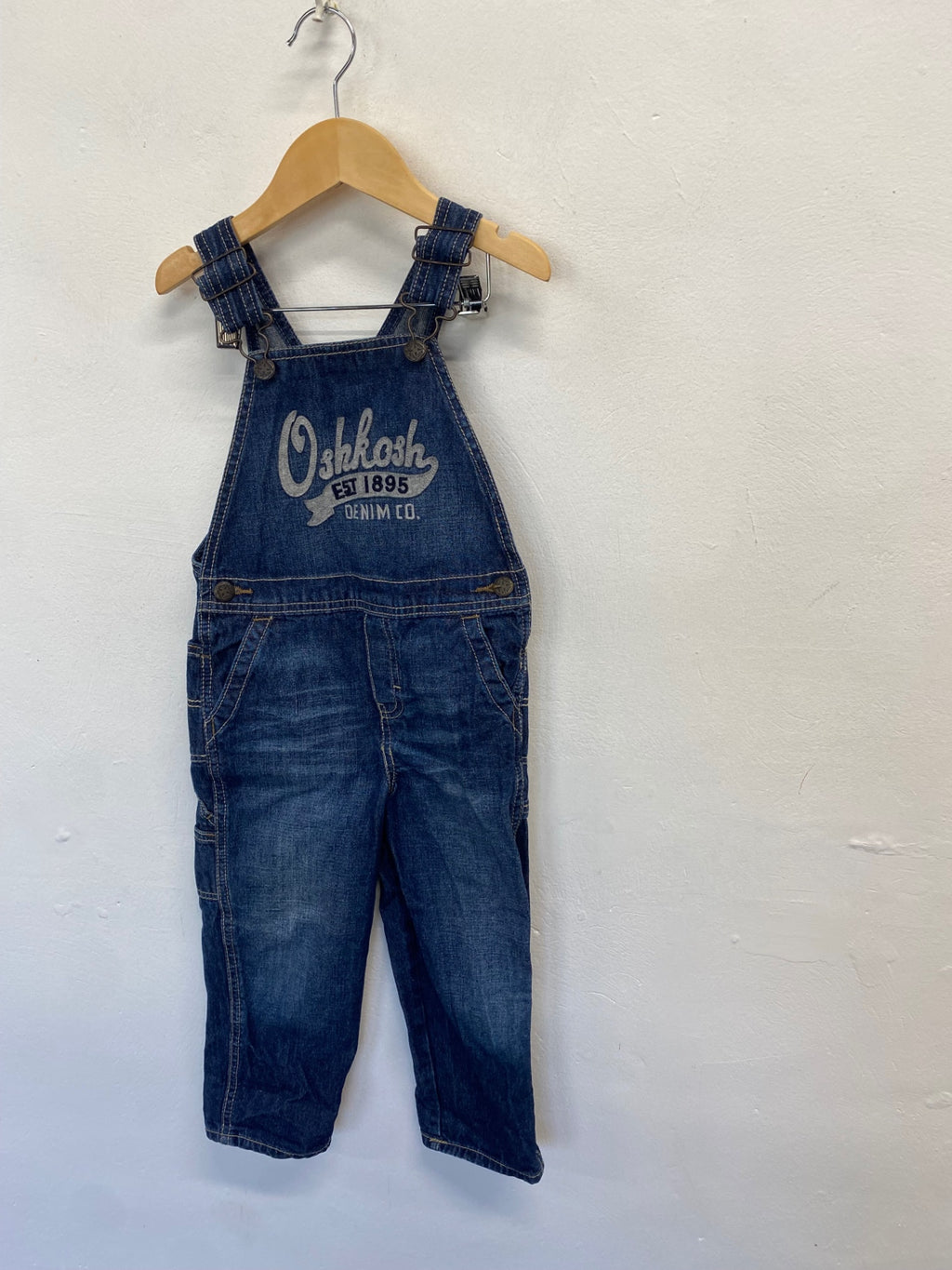 Classic kids OshKosh Dungarees Age 4 Blue denim SJ567