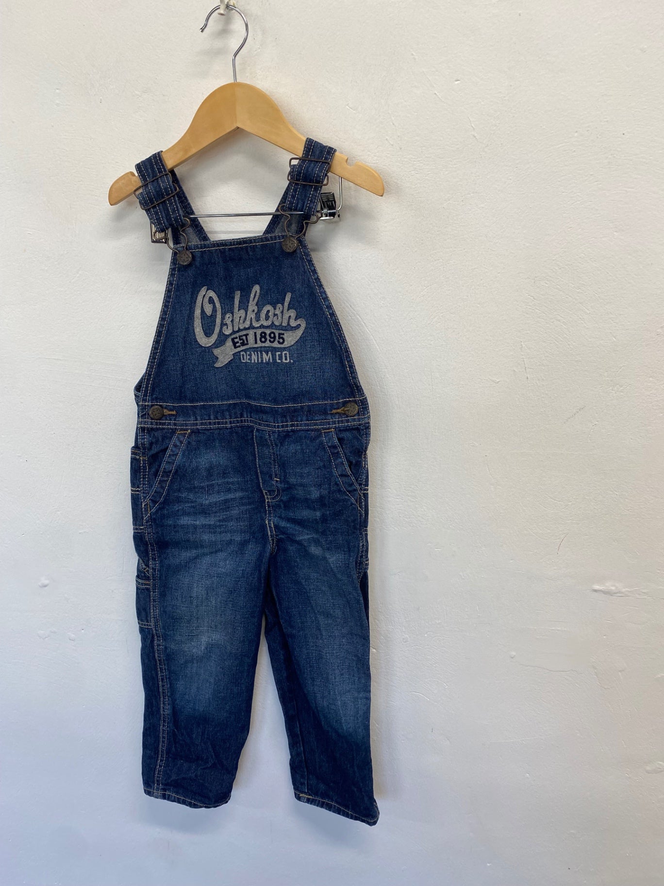Classic kids OshKosh Dungarees Age 4 Blue denim SJ567