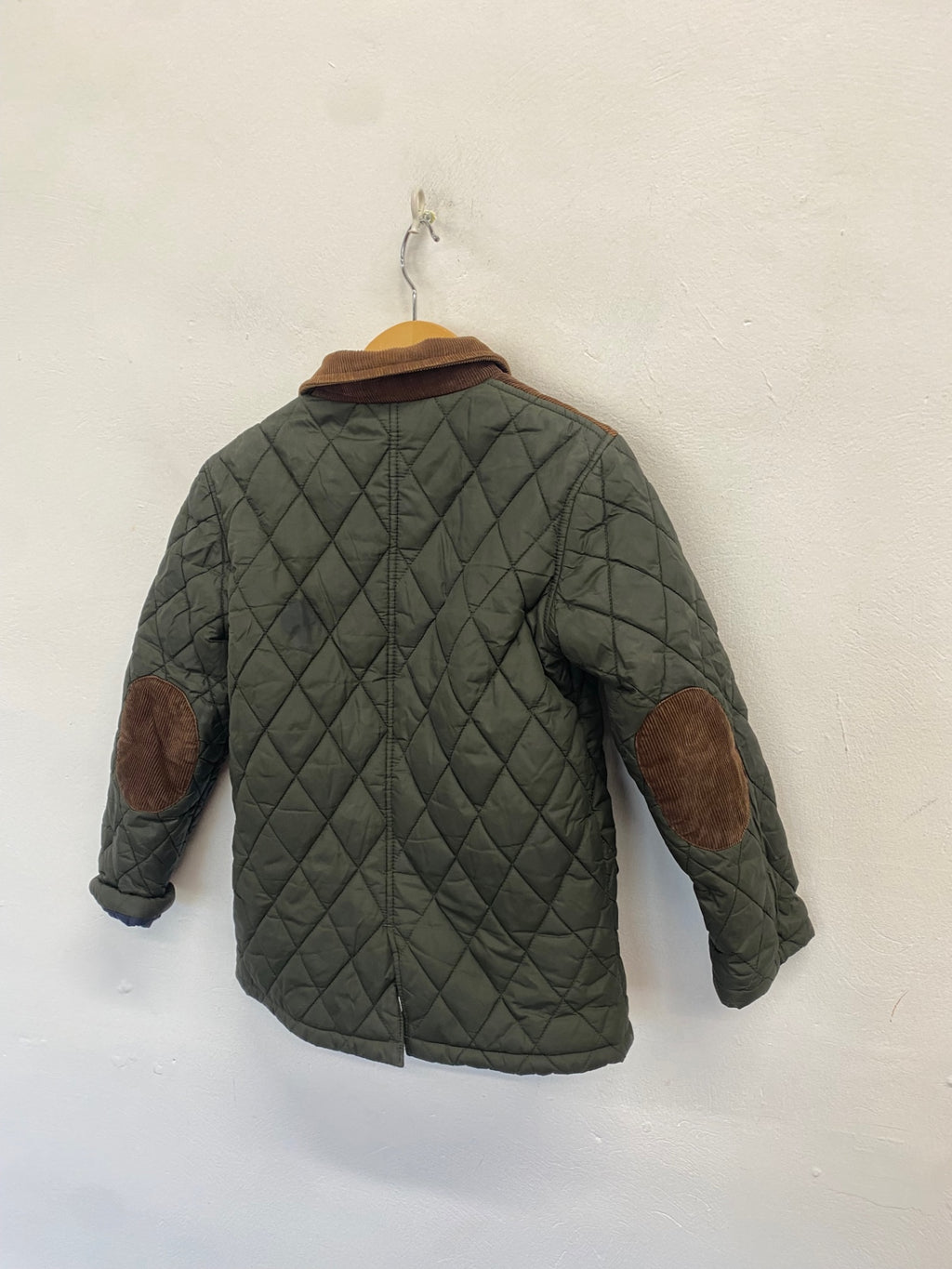Stunning kids Joules Milford Quilted jacket 6yrs Khaki SJ567