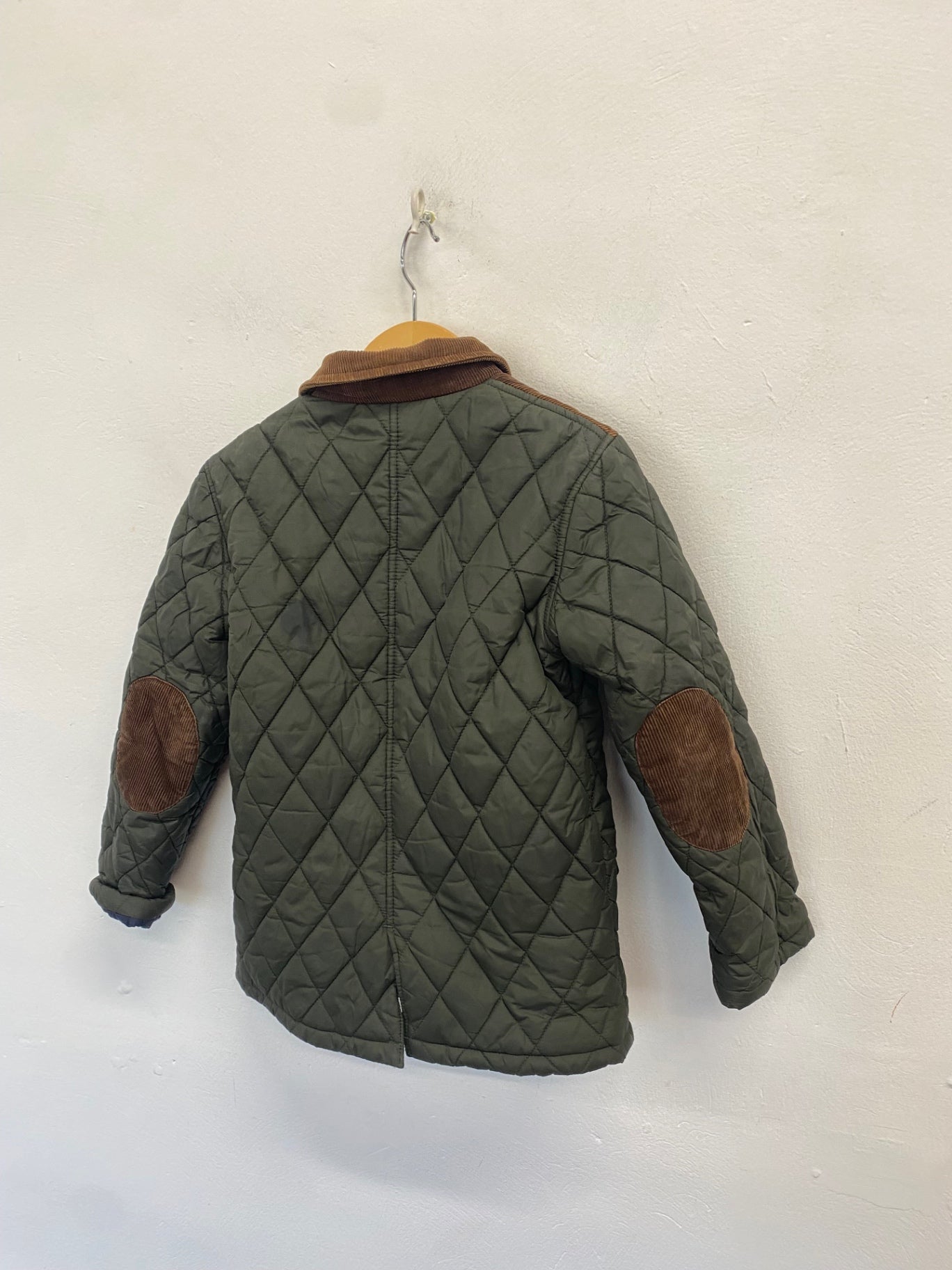 Stunning kids Joules Milford Quilted jacket 6yrs Khaki SJ567