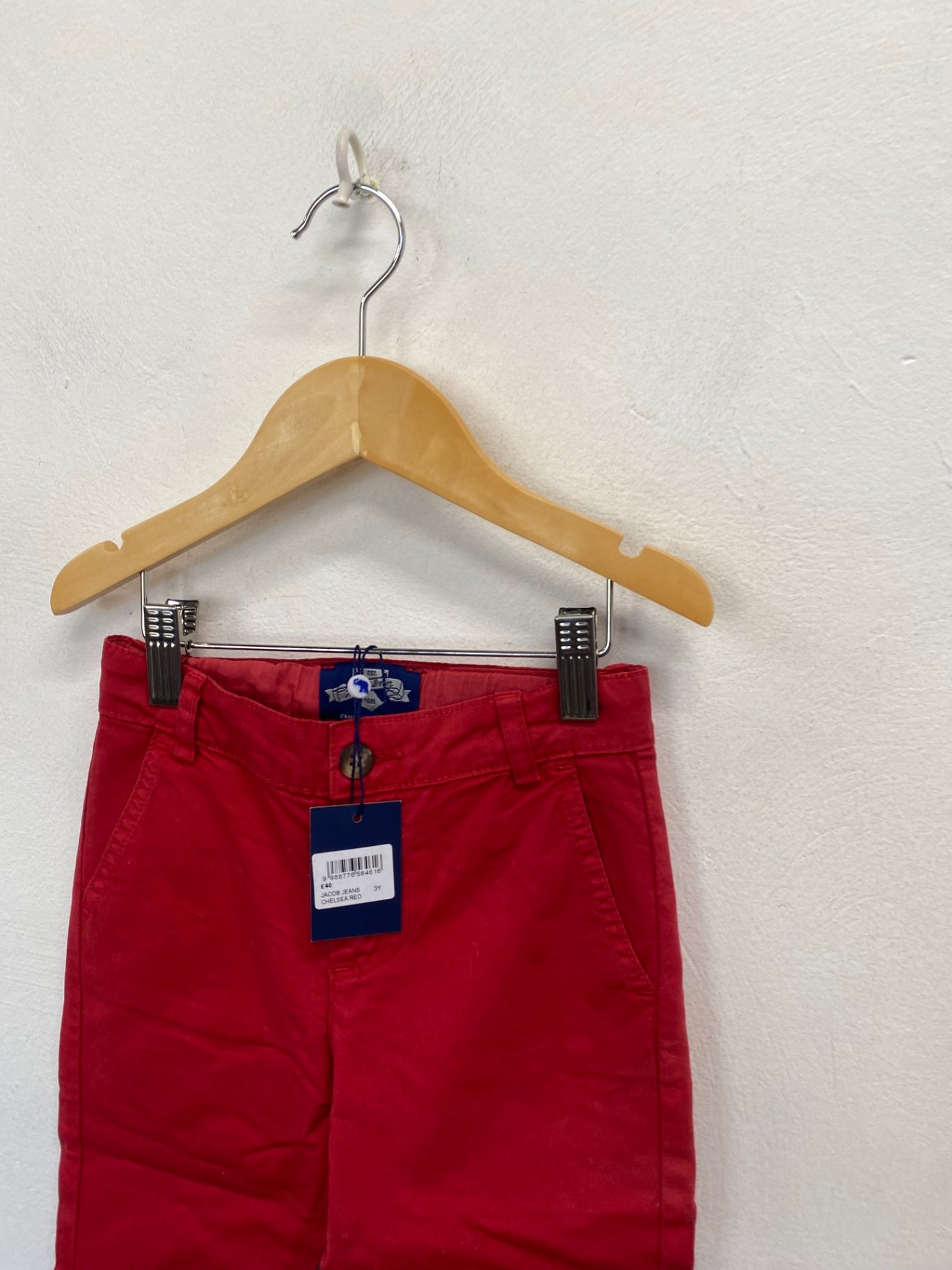 Classic boys Thomas Brown Chino Trousers Age 3 Red SJ567