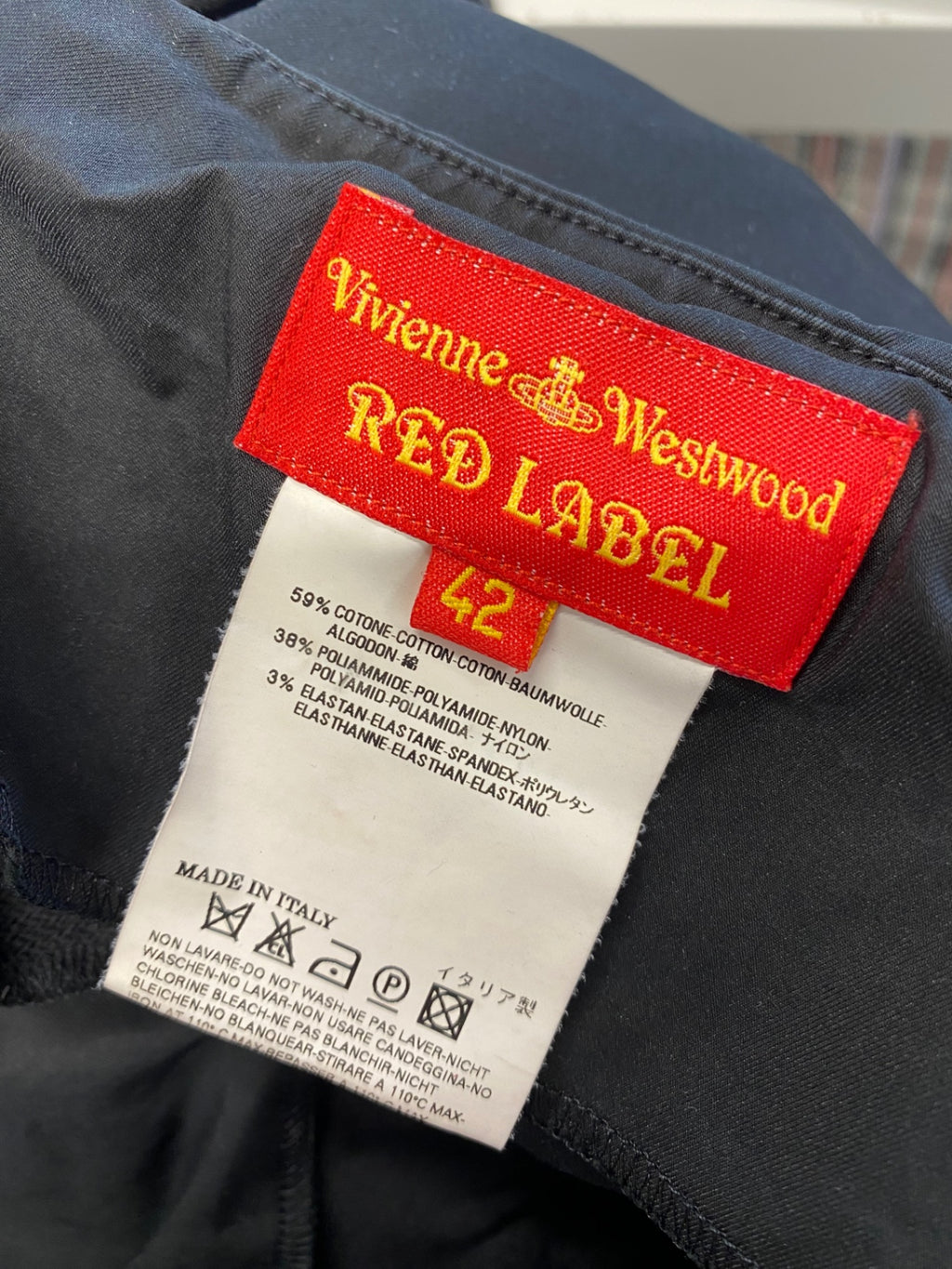 Stunning Vivienne Westwood RED LABEL Mini Skirt UK 8-10 Black y2k SD553