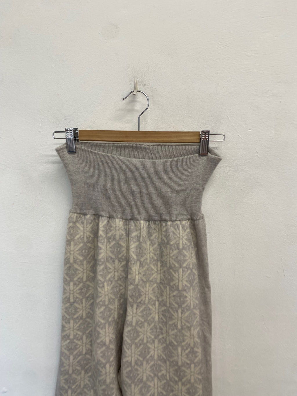 Stunning hÿge mint velvet Harem trousers UK 12 Grey Beige wool SO560