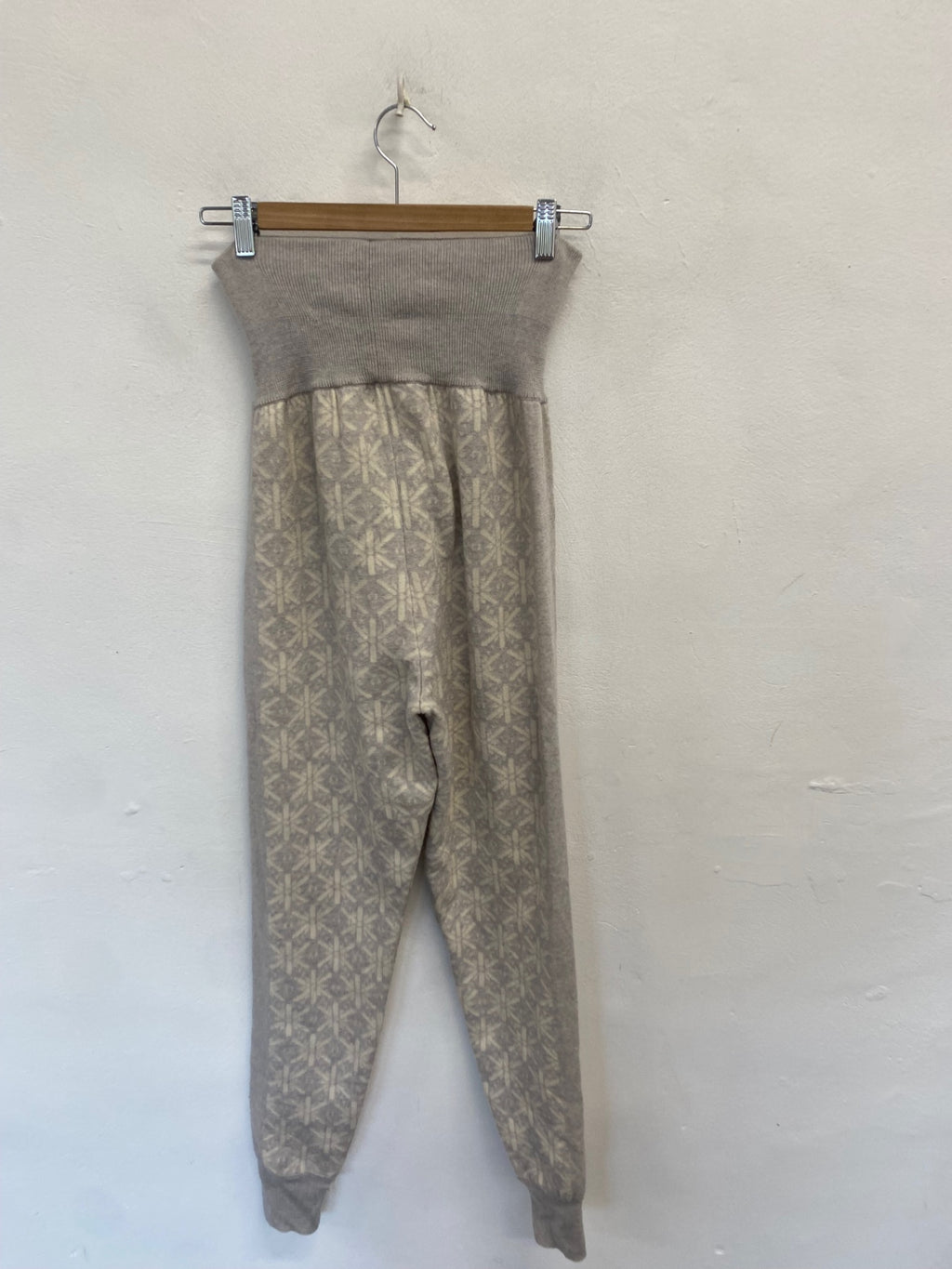 Stunning hÿge mint velvet Harem trousers UK 12 Grey Beige wool SO560