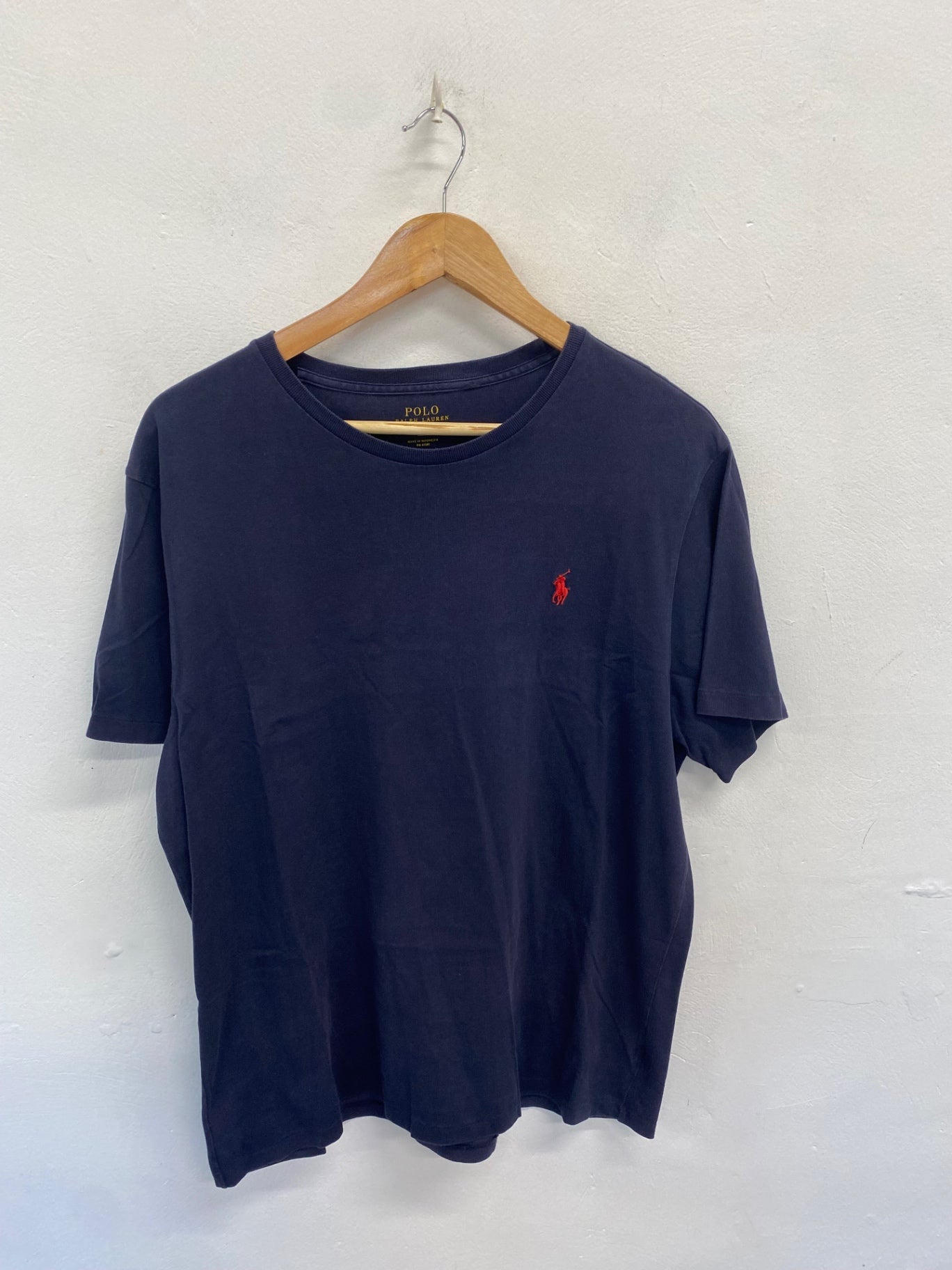 Classic Polo Ralph Lauren T-Shirt UK L Navy GL568