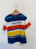 Classic Nautica T-Shirt UK L Multicolor striped GL568