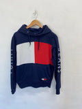 Classic men’s Tommy Jeans Hoodie UK M Navy red GL568