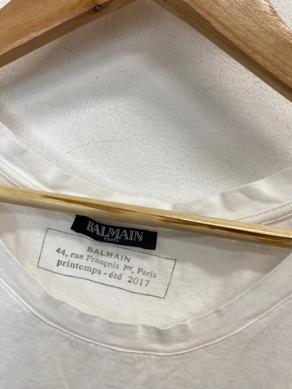 Stunning Balmain Tank Top UK 10 White printed marked SD553
