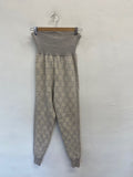 Stunning hÿge mint velvet Harem trousers UK 12 Grey Beige wool SO560