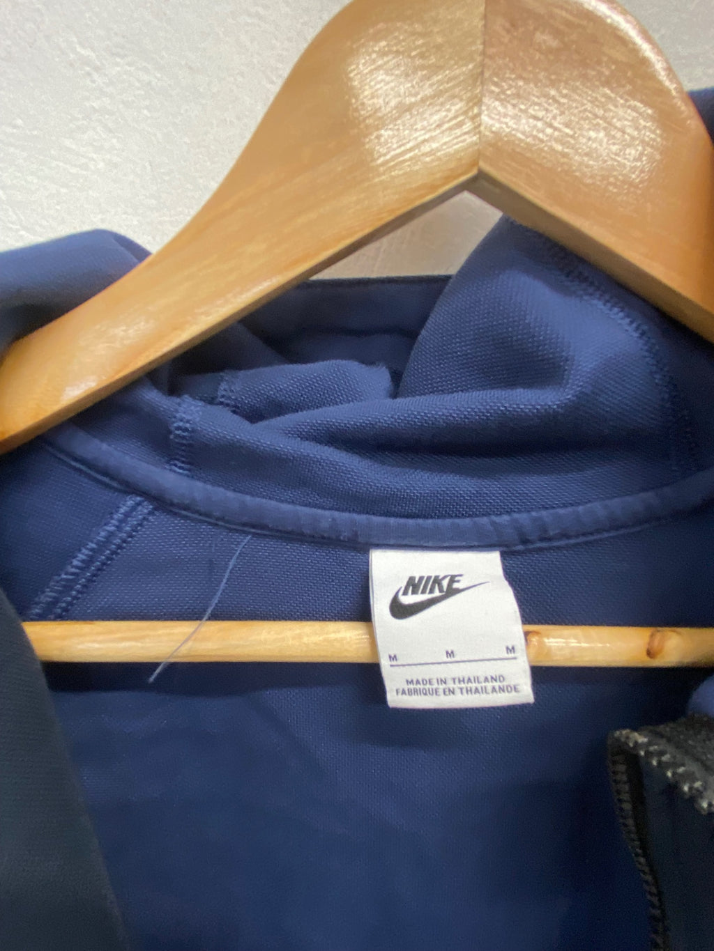 Classic Nike tech Hoodie UK M Navy Blue NC570