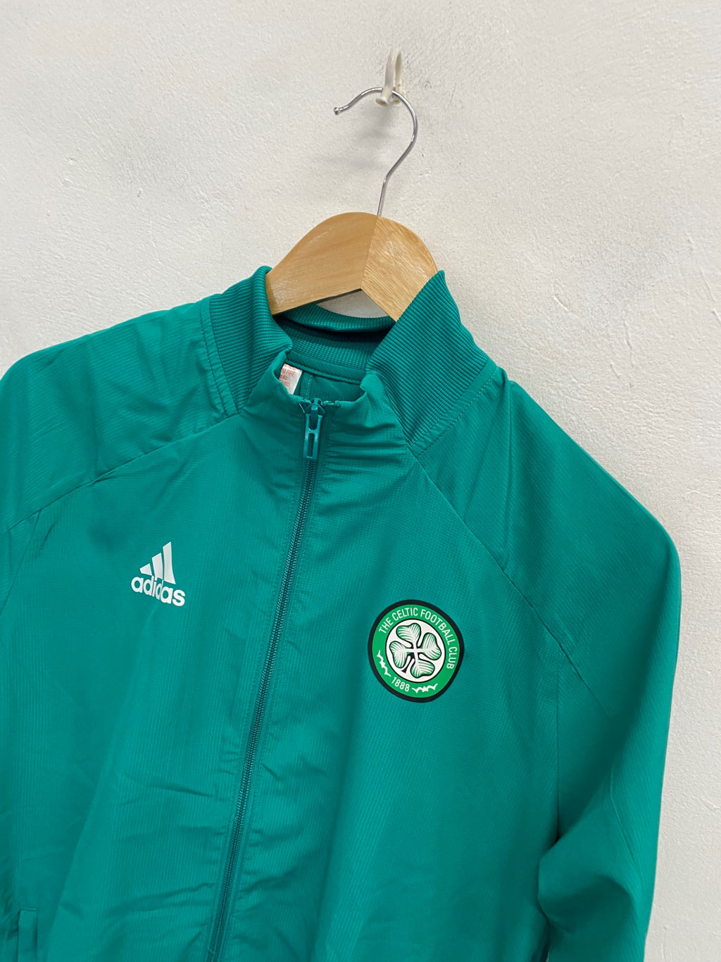 Classic adidas Celtic track jacket 21/22 Windbreaker Age 13-14 Green NC570