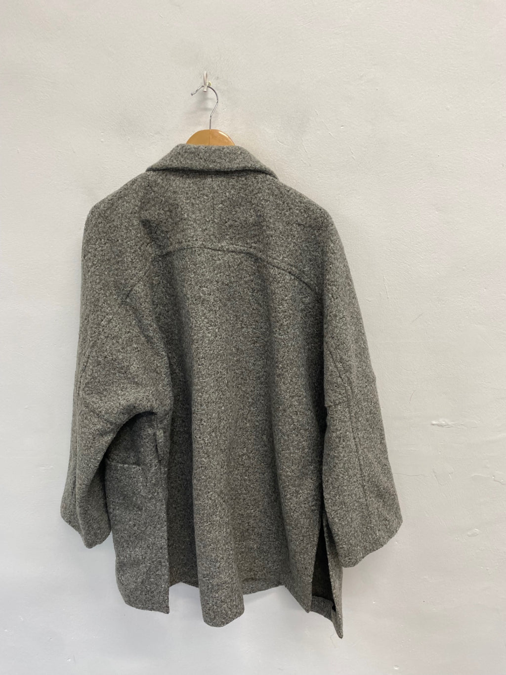 Stunning Next Peacoat UK 12-14 Grey cosy new NC570