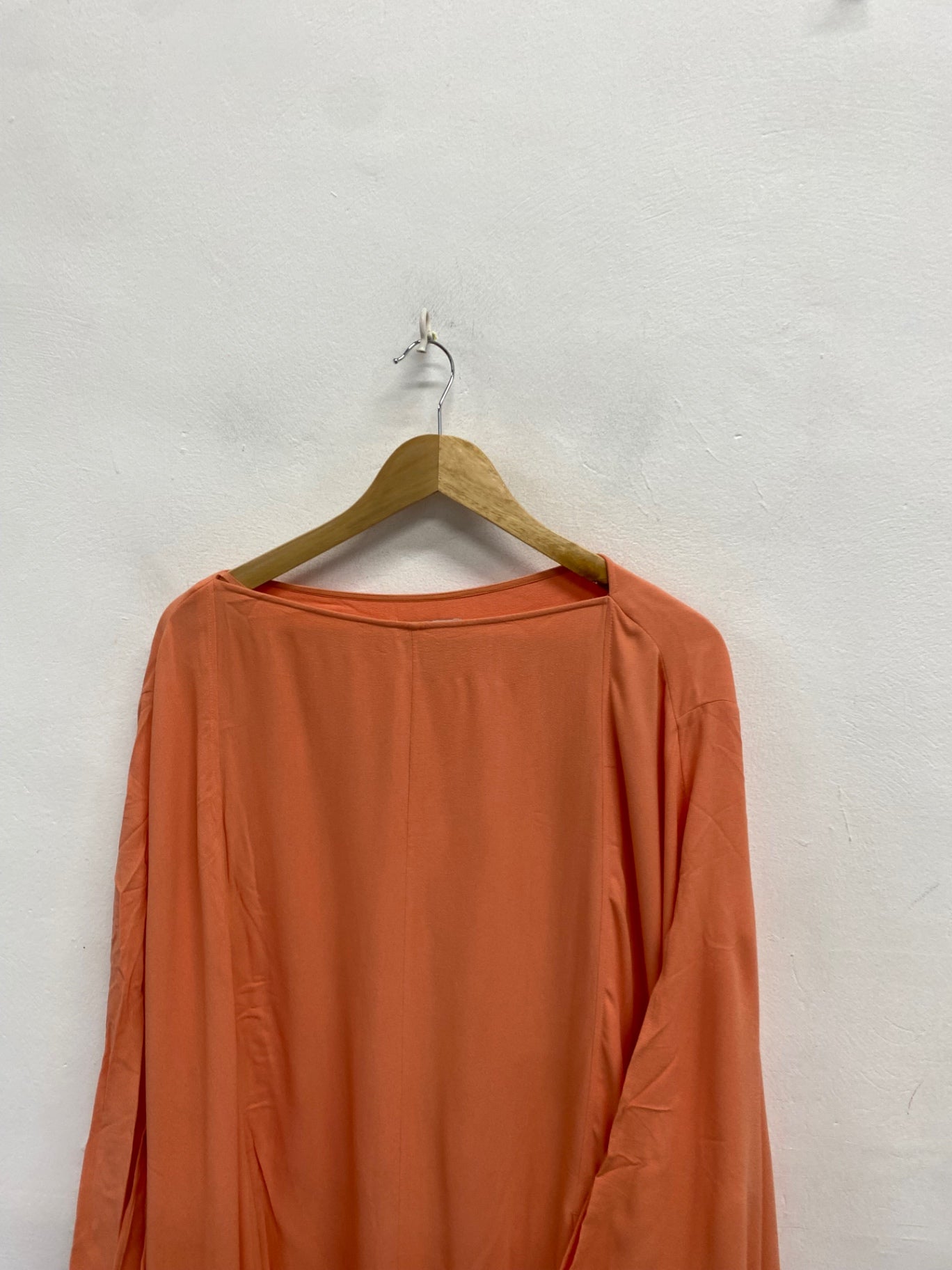 Stunning COS kaftan oversized Long dress UK 14 Coral/Peach NC570