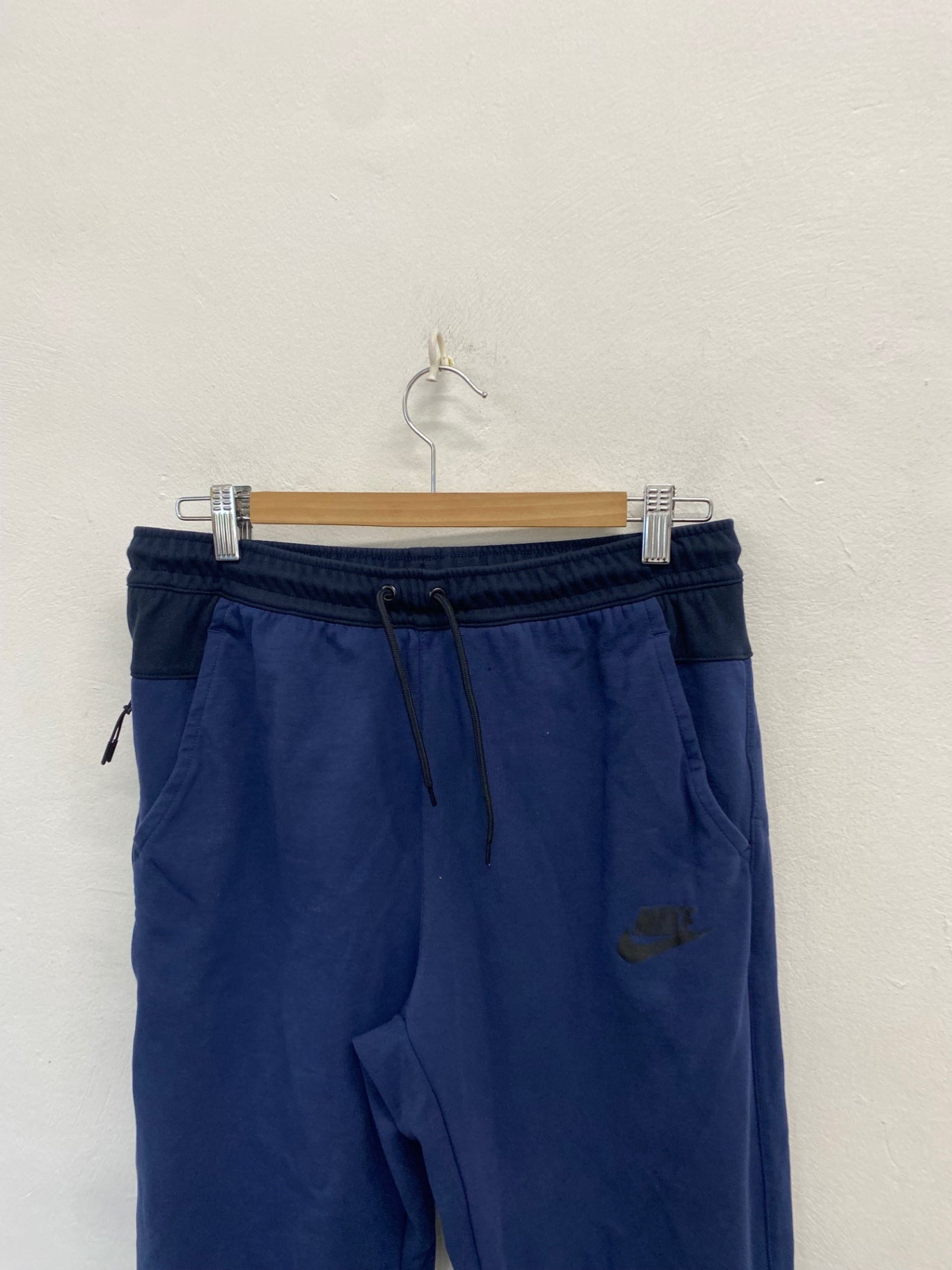 Classic Nike tech Joggers UK M Navy Blue NC570