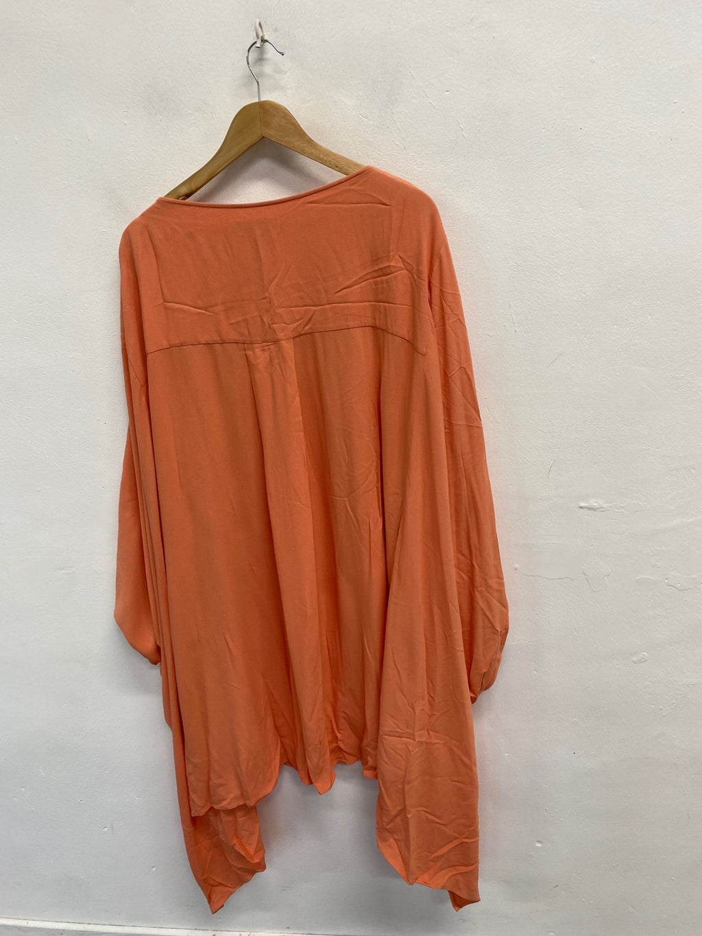 Stunning COS kaftan oversized Long dress UK 14 Coral/Peach NC570