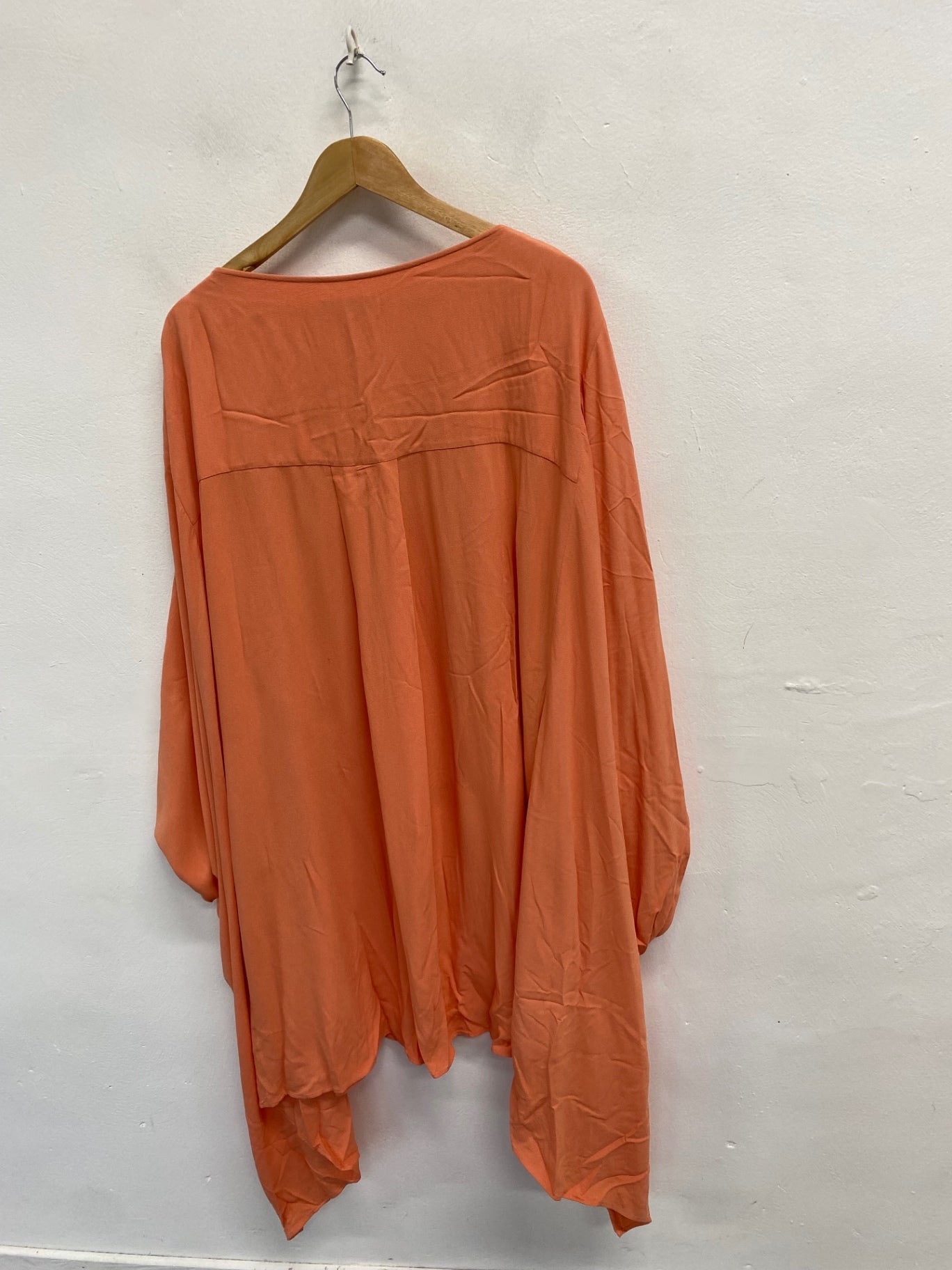 Stunning COS kaftan oversized Long dress UK 14 Coral/Peach NC570