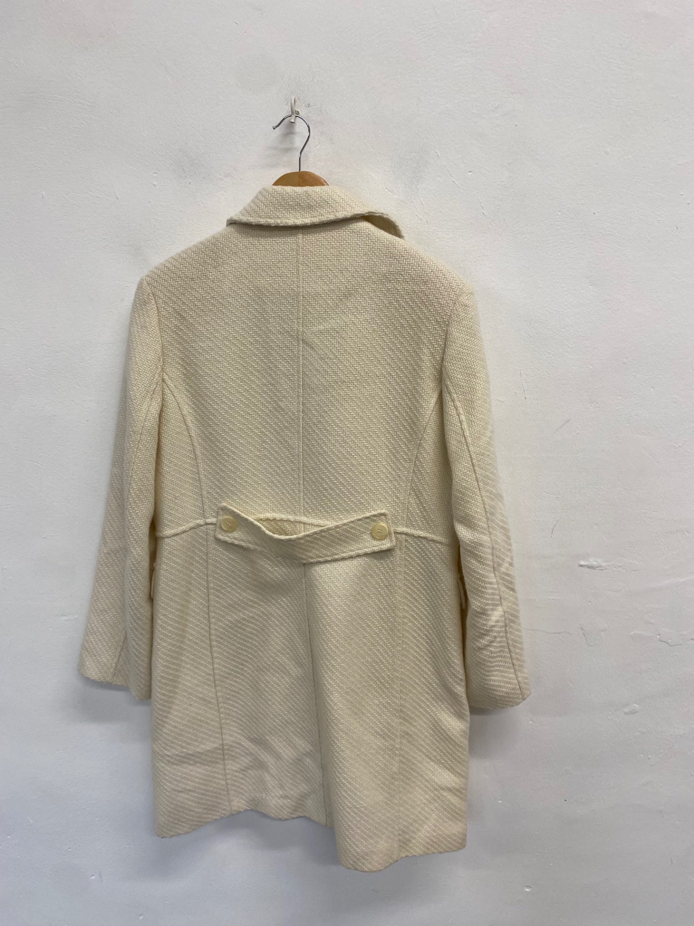 Stunning Style by EWM Peacoat UK 18 Cream wool blend NC570