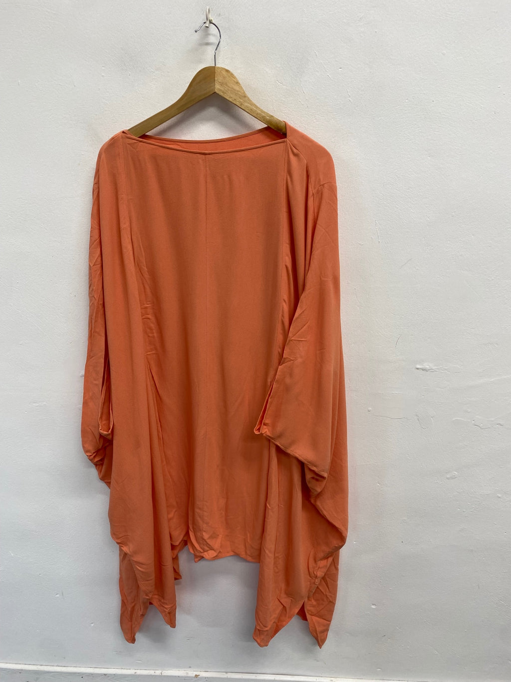 Stunning COS kaftan oversized Long dress UK 14 Coral/Peach NC570