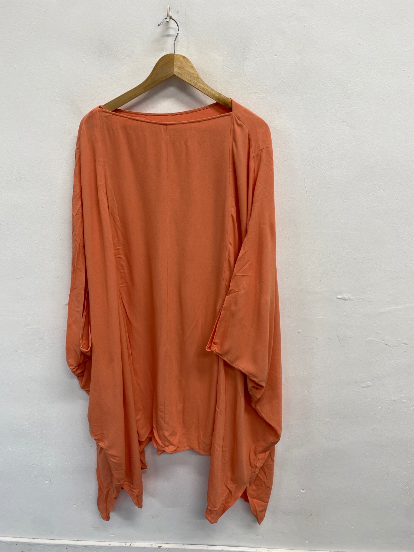 Stunning COS kaftan oversized Long dress UK 14 Coral/Peach NC570