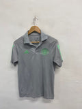 Classic Adidas Celtic fc Polo Shirt UK XS Grey NC570