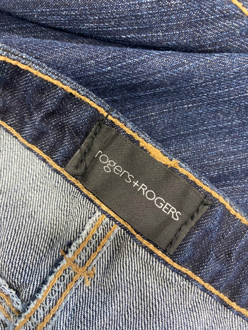 Stunning Rogers+Rogers Skirt Y2K UK 18 Navy Midi NC570