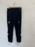 Classic boys Puma Manchester City 22/23 Joggers Age 13-14 Black green NC570