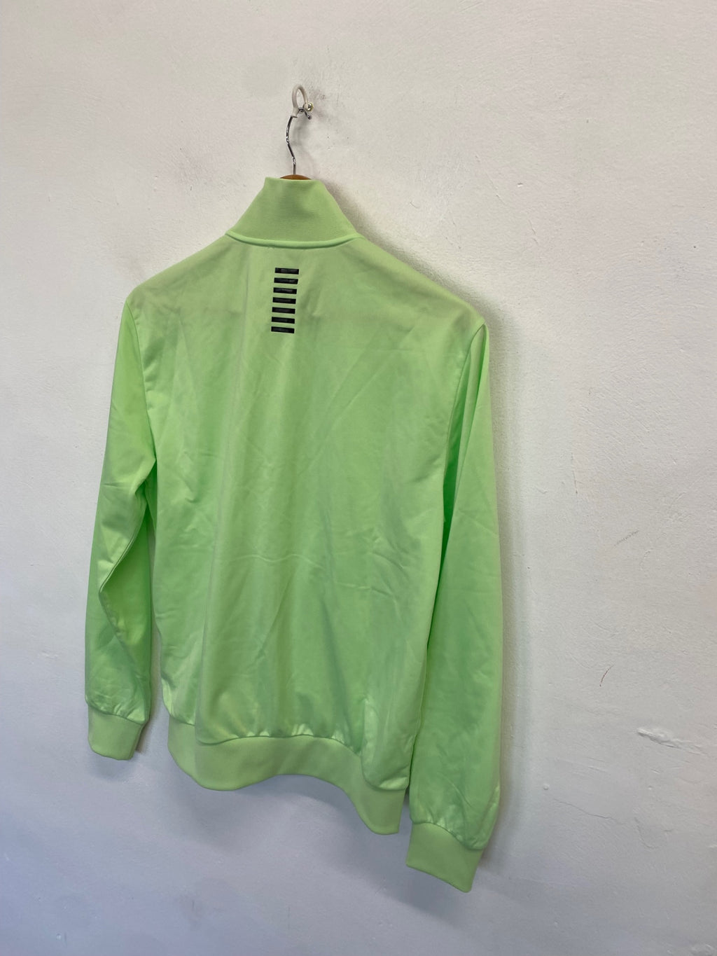 Stunning Emporio Armani EA7 Track Jacket UK S Neon Green NC570
