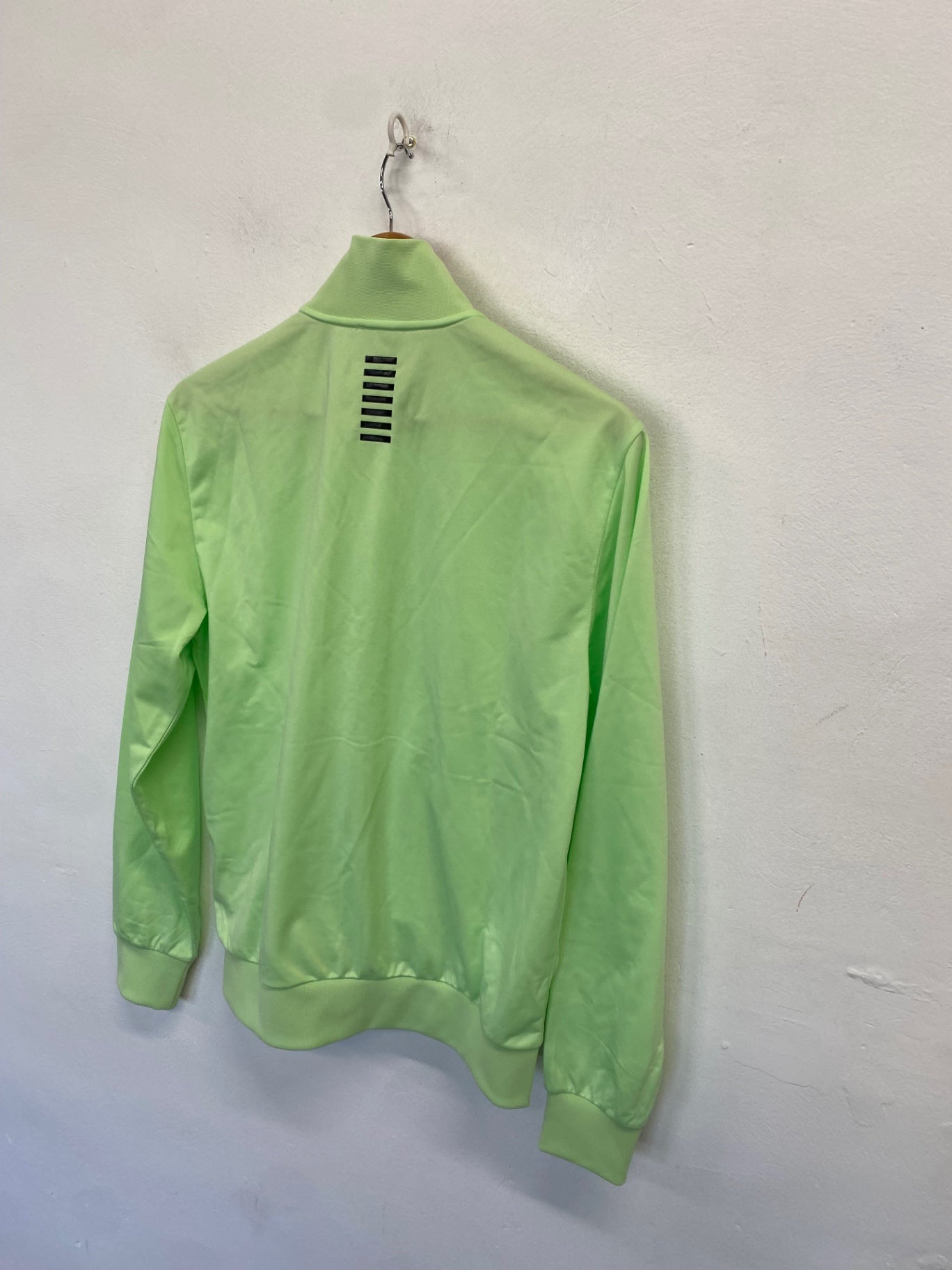 Stunning Emporio Armani EA7 Track Jacket UK S Neon Green NC570