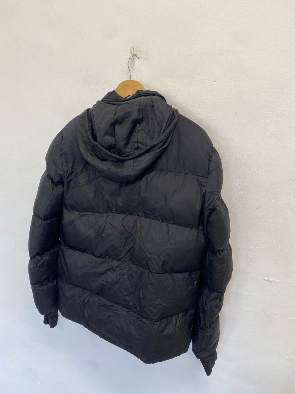 Classic Schott NYC Puffer Jacket UK M Black CM571
