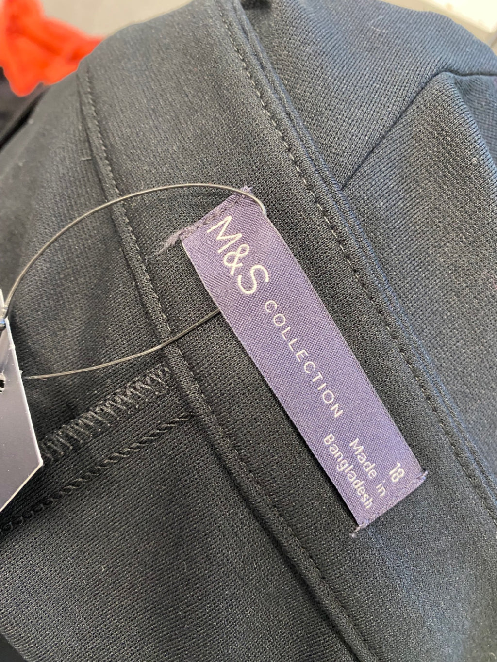 Stunning M&S Trousers UK 18 Black tailored new NC570