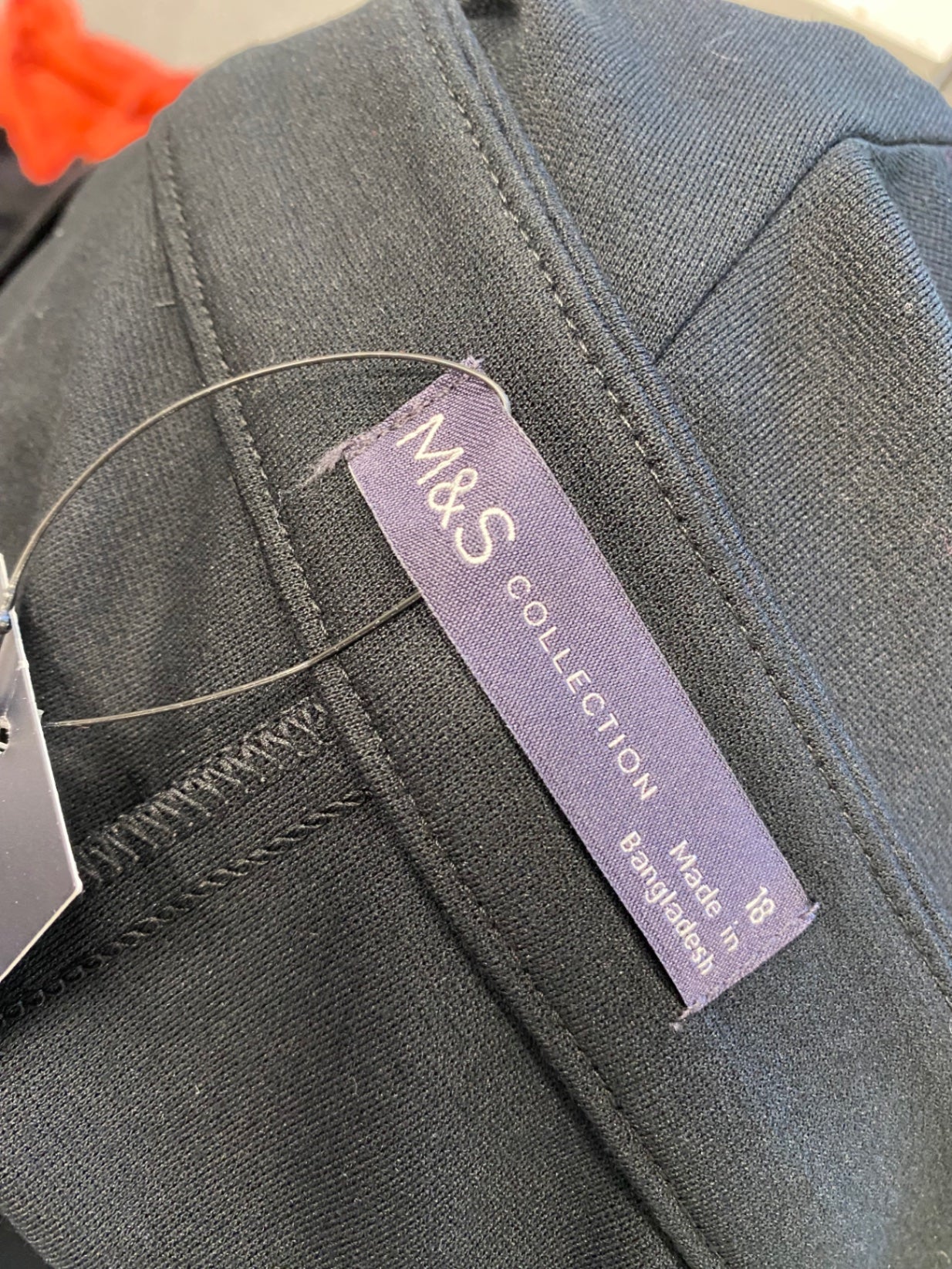 Stunning M&S Trousers UK 18 Black tailored new NC570