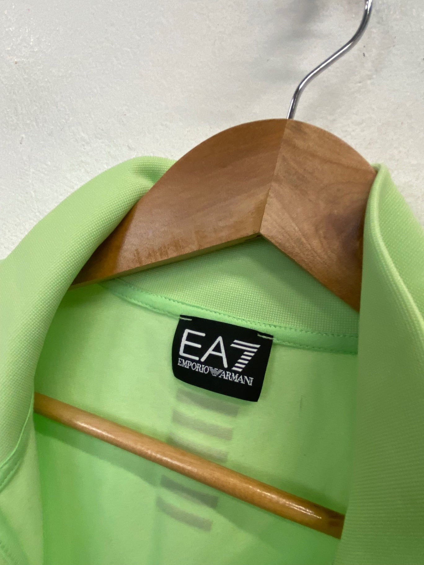 Stunning Emporio Armani EA7 Track Jacket UK S Neon Green NC570
