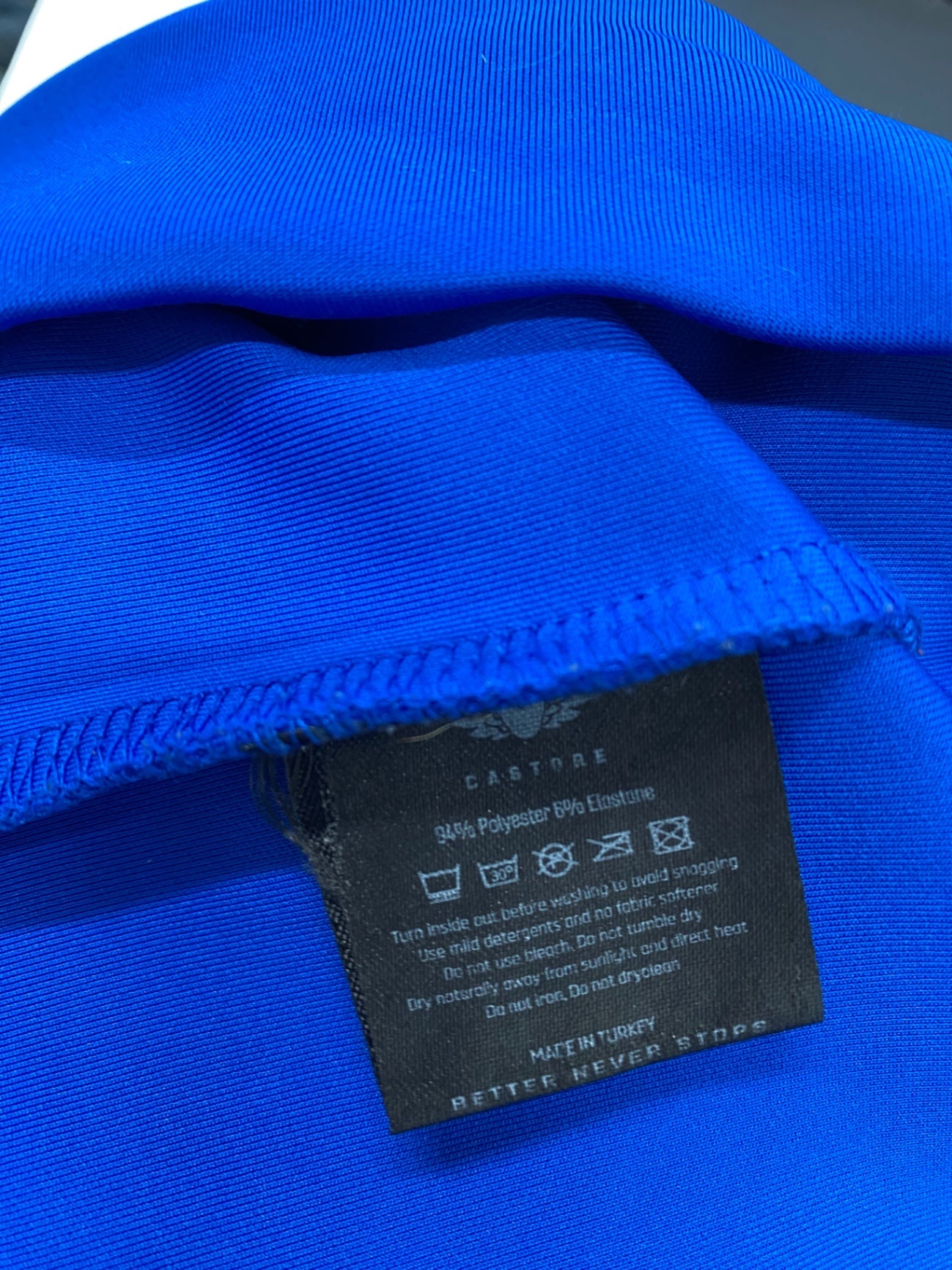 Fabulous Castore Hoodie UK M Blue rangers fc CM571