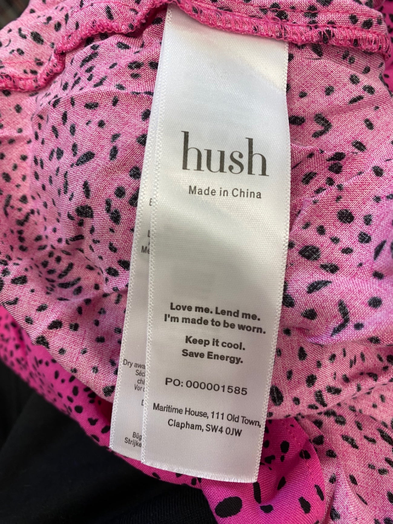 Fabulous Hush Midi Dress Kensington UK 14 Pink spotted CM571