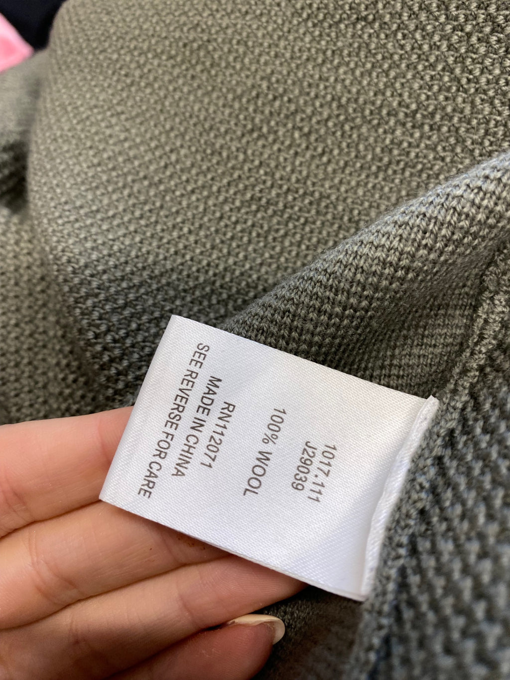 Fabulous Jigsaw Cardigan wrap wool UK 12 Khaki CM571