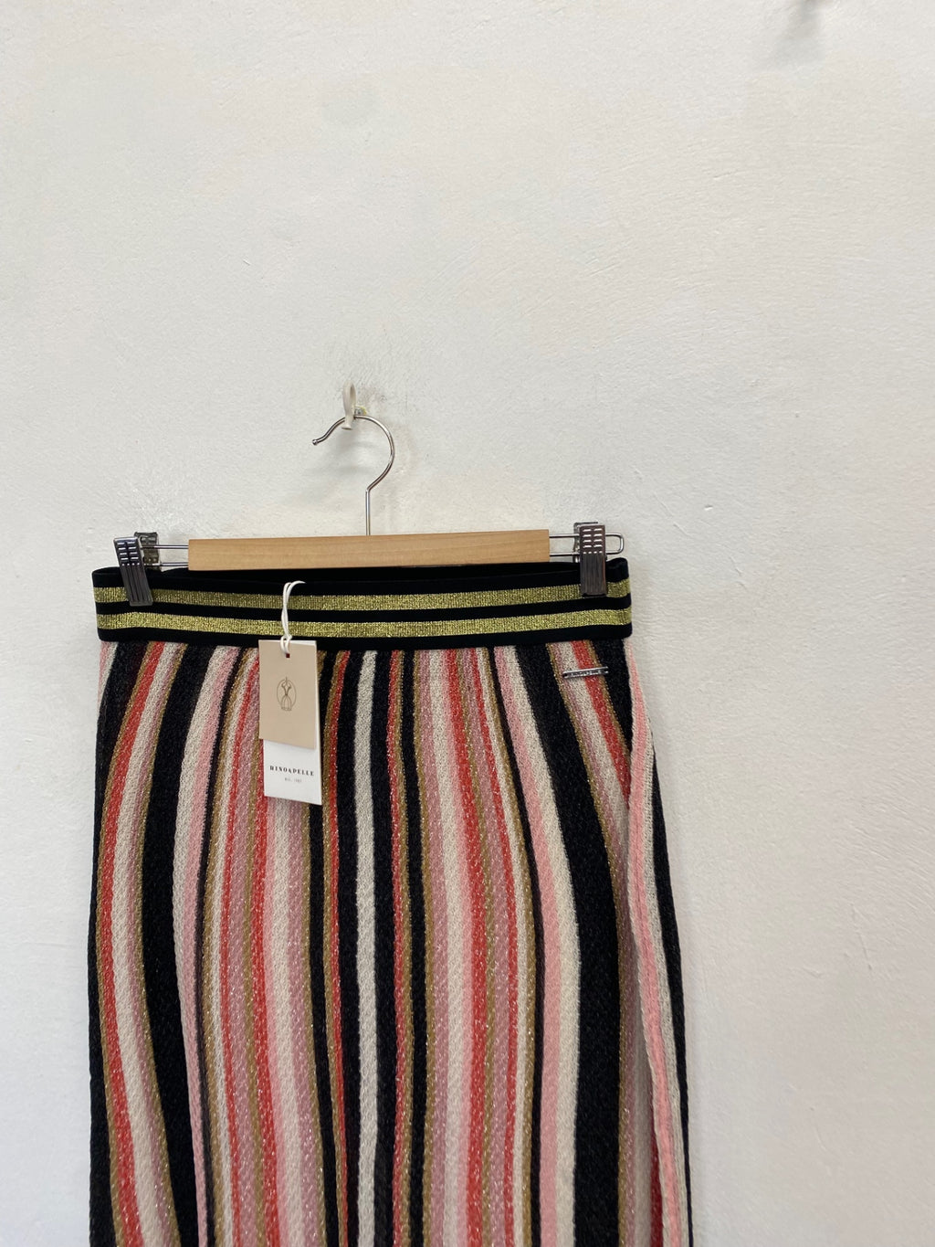 Fabulous Rino & Pelle Midi Skirt UK 10/12 Metallic stripe CM571