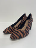 Fabulous NEXT Animal print zebra Court Uk7 Brown CW571