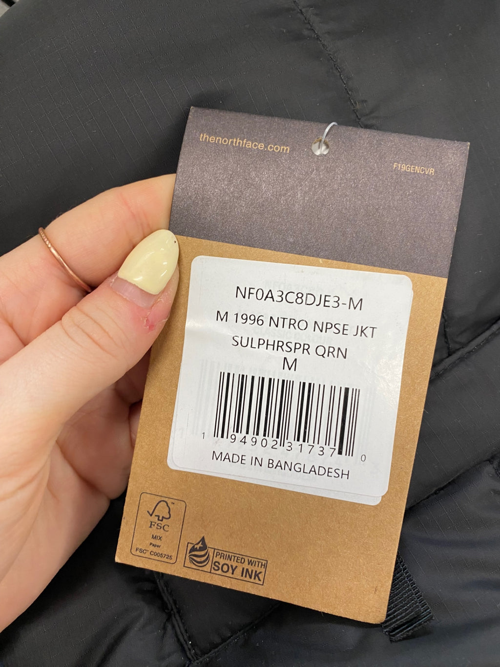 Fabulous The North Face Puffer down filled Jacket UK 10-12 Black