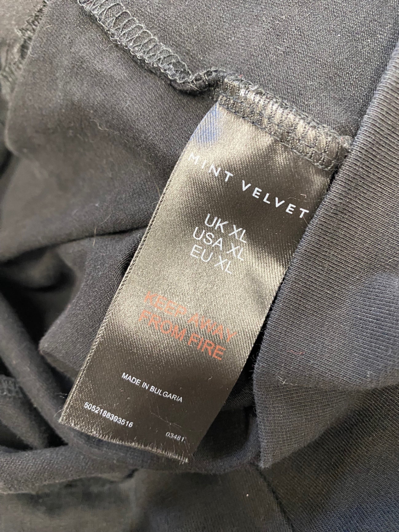 Fabulous Mint Velvet Leggings UK 14 Black CM571